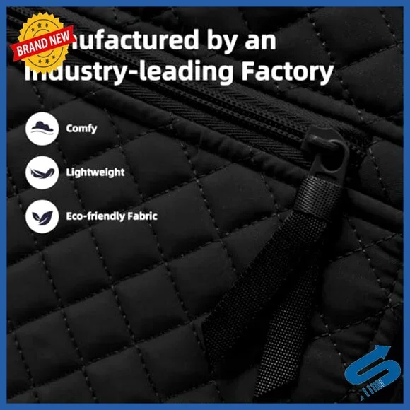 Quilted Casual Daypack Waterproof Laptop Backpack College Bookbag Chic - Picture 4 of 7